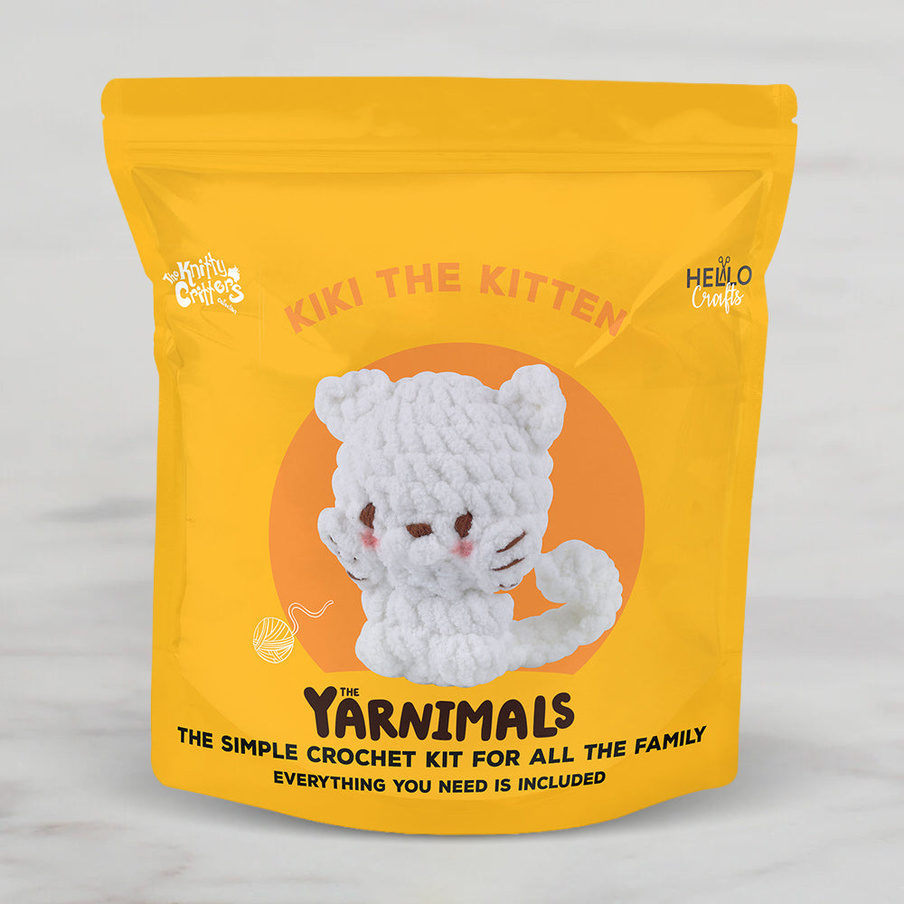 Hello Crafts Yarnımals Amigurumi Kiti - Kıkı The Kıtten - YN006